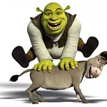 Shrek a Oslík