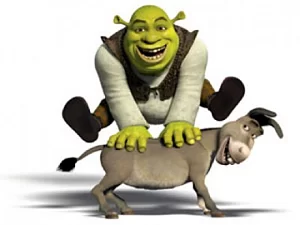 Shrek a Oslík